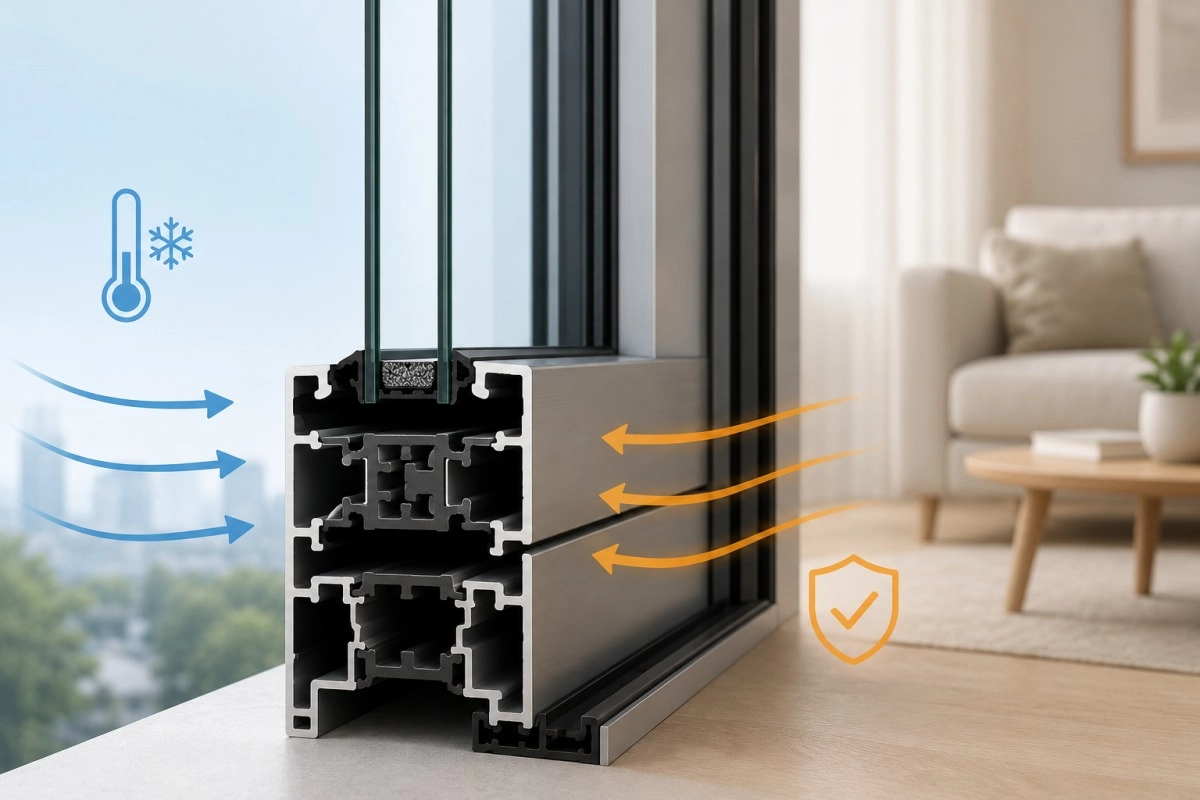 How Thermal Break Design Impacts Window Airtightness?