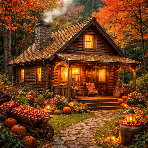 Apple Cabin House