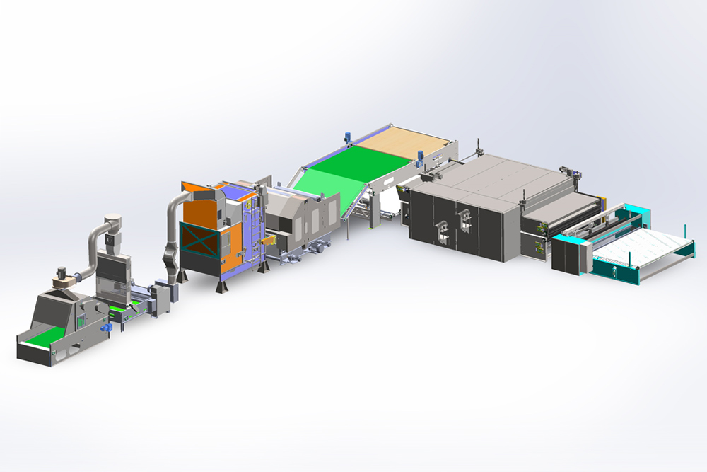 HJ-Poly wadding production line