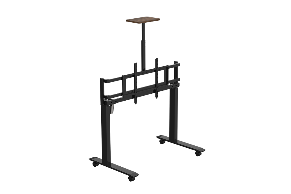 Electric Lifting TV Stand Mobile Cart