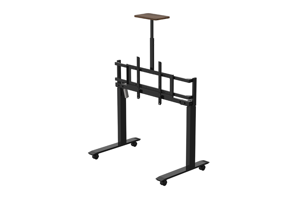 Electric Lifting TV Stand Mobile Cart