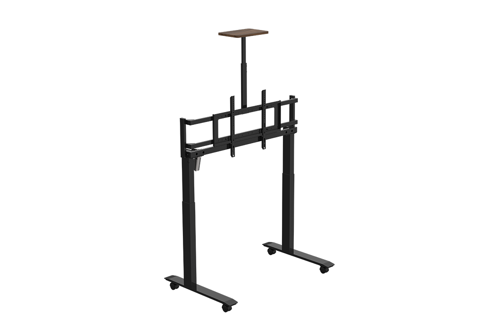 Electric Lifting TV Stand Mobile Cart