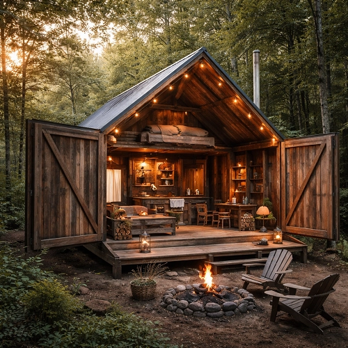 Rustic Foldable House