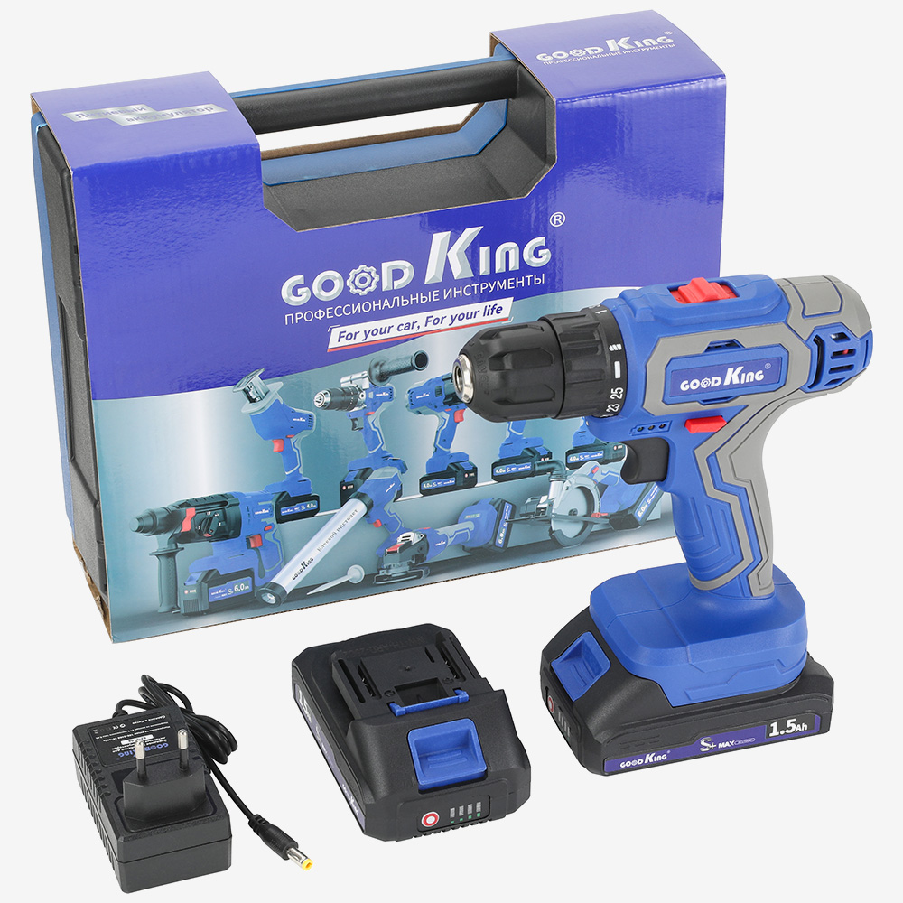 1.5A Brushless Dual Speed Dual Electric Drill