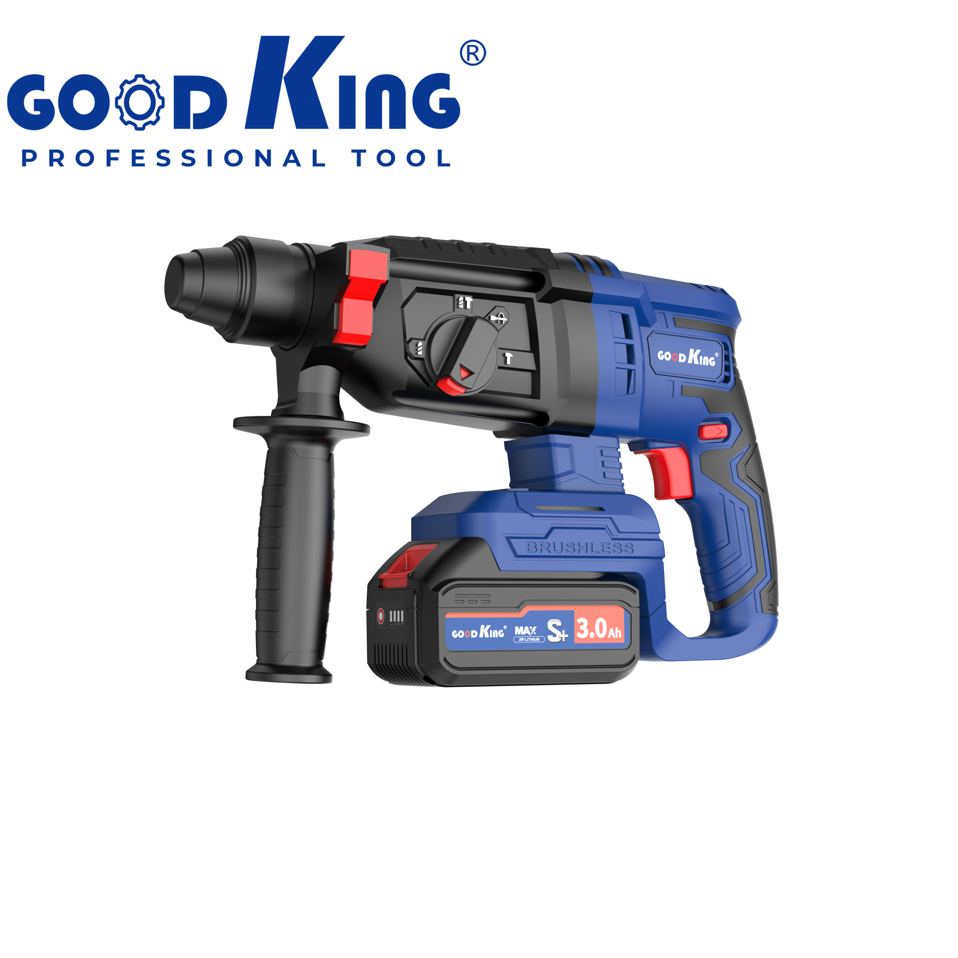 2025Goodking MT-26 Brushless Lithium-Ion Rotary Hammer (Plastic Case) 61023