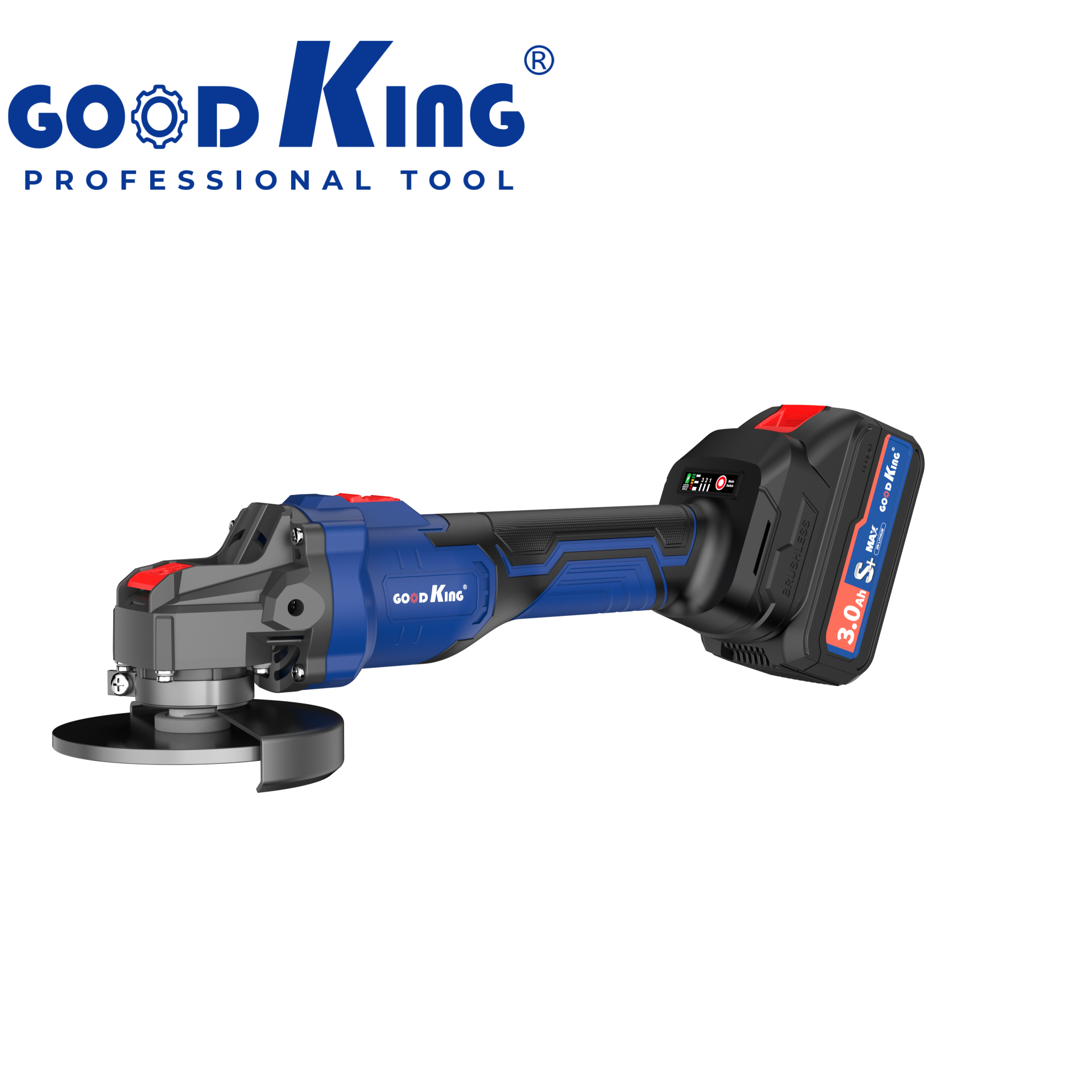 2025Goodking MT Plug-in 20V Brushless Lithium-electric Angle Grinder 125mm Bare Metal (New) 61021