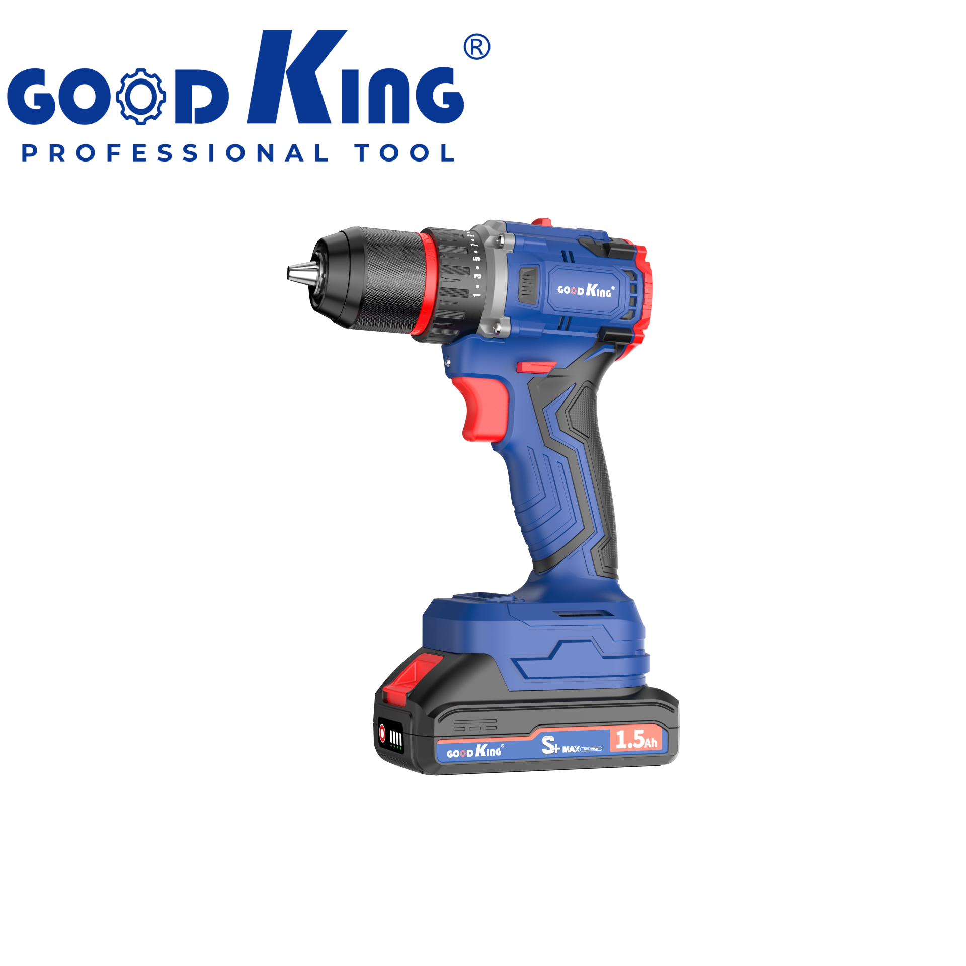 Goodking MT plug-20v 13mm brushless two-speed electric drill bare metal (new machine) 61009