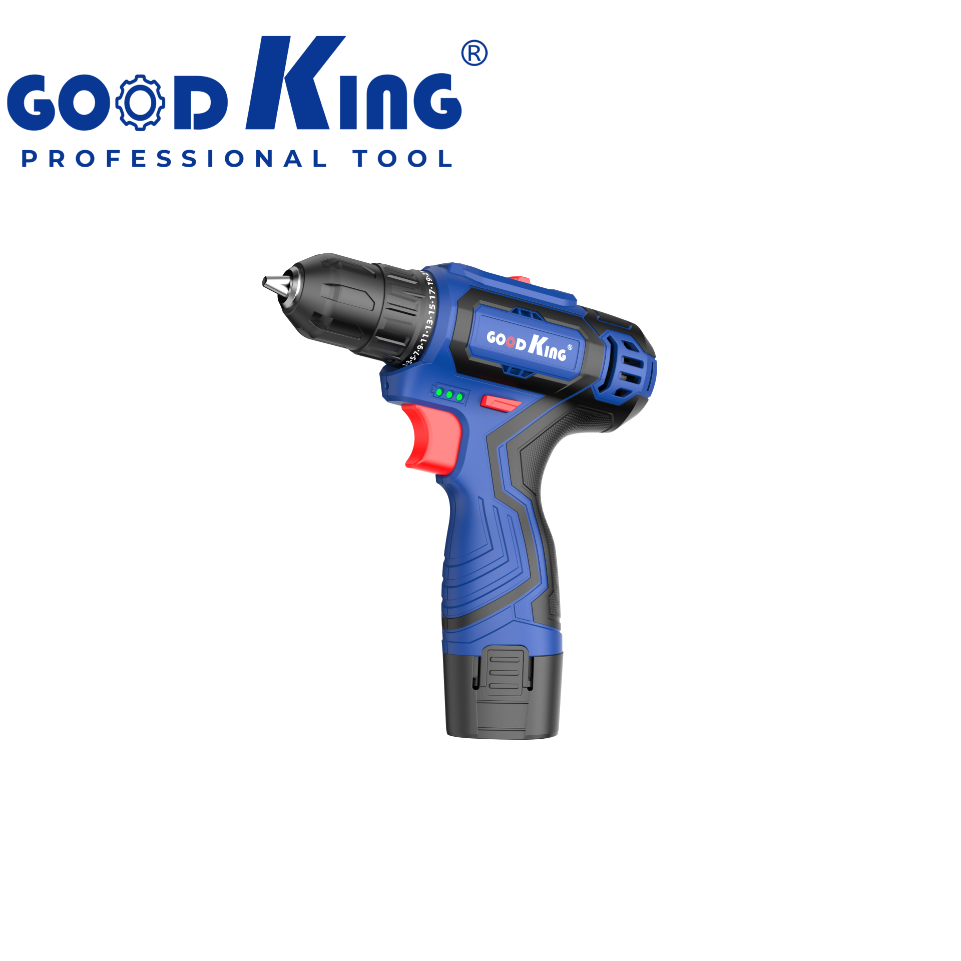 Goodking Knight 21v dual speed lithium drill with brush61001