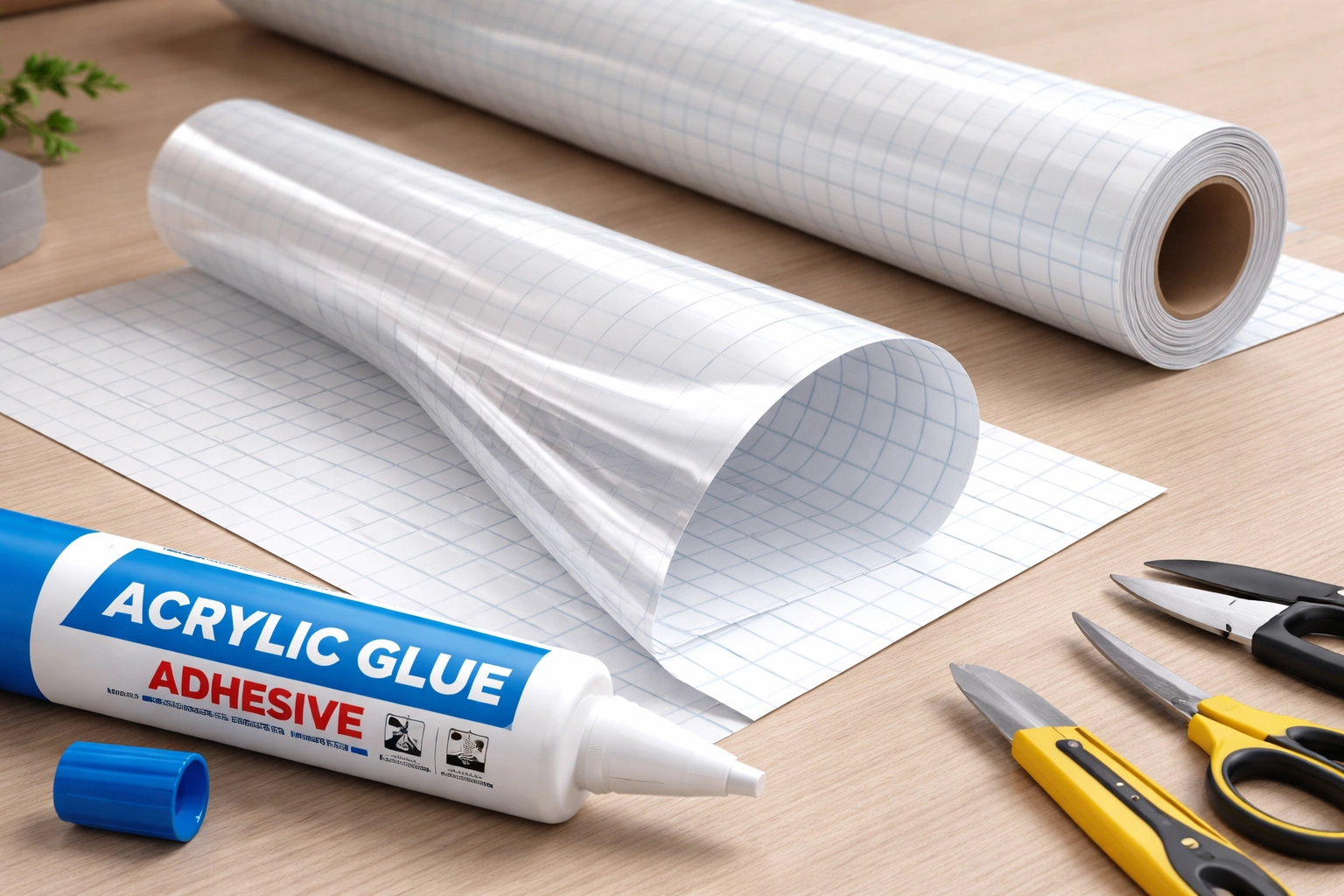 Adeziv acrilic cu adeziv