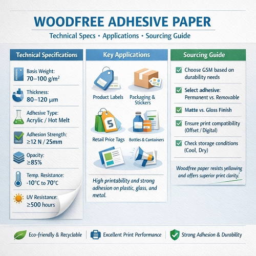 Woodfree Adhesive Paper
