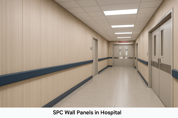 SPC Wall Panels in Hospital