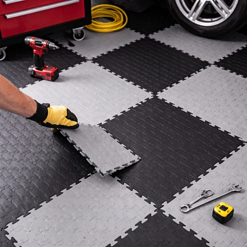 PVC Interlocking Floor Tiles