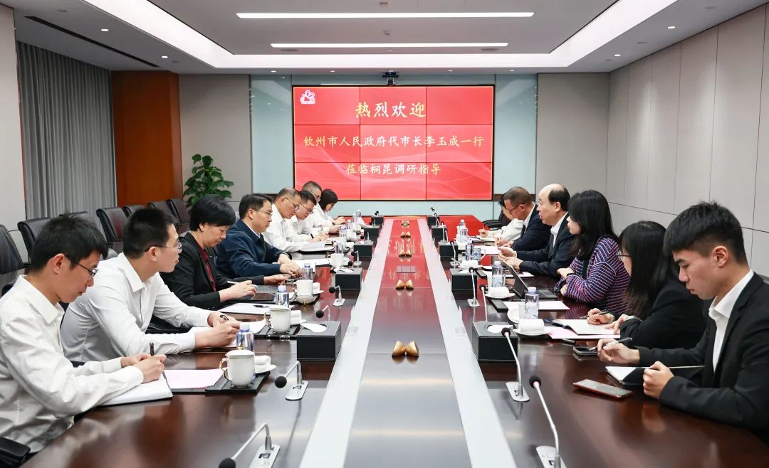 Acting Mayor Li Yucheng of Qinzhou Municipal People's Government Visits Tongkun for Research