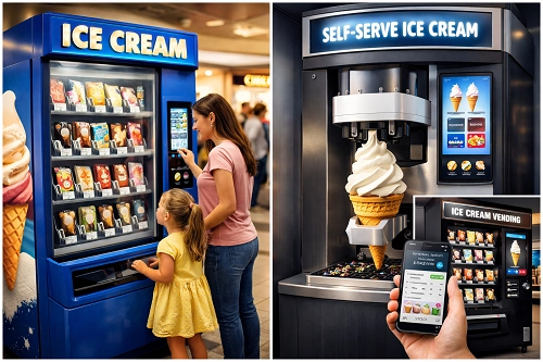 آلة بيع الآيس كريم