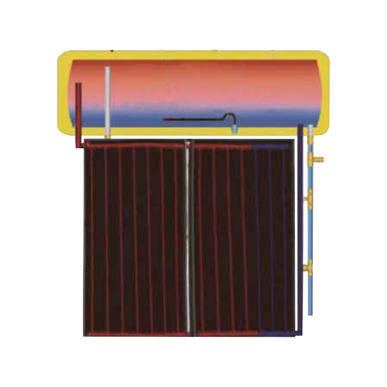 Solar water tank