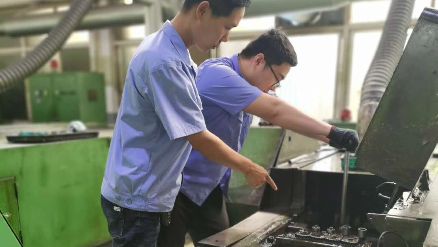 师带徒带教现场