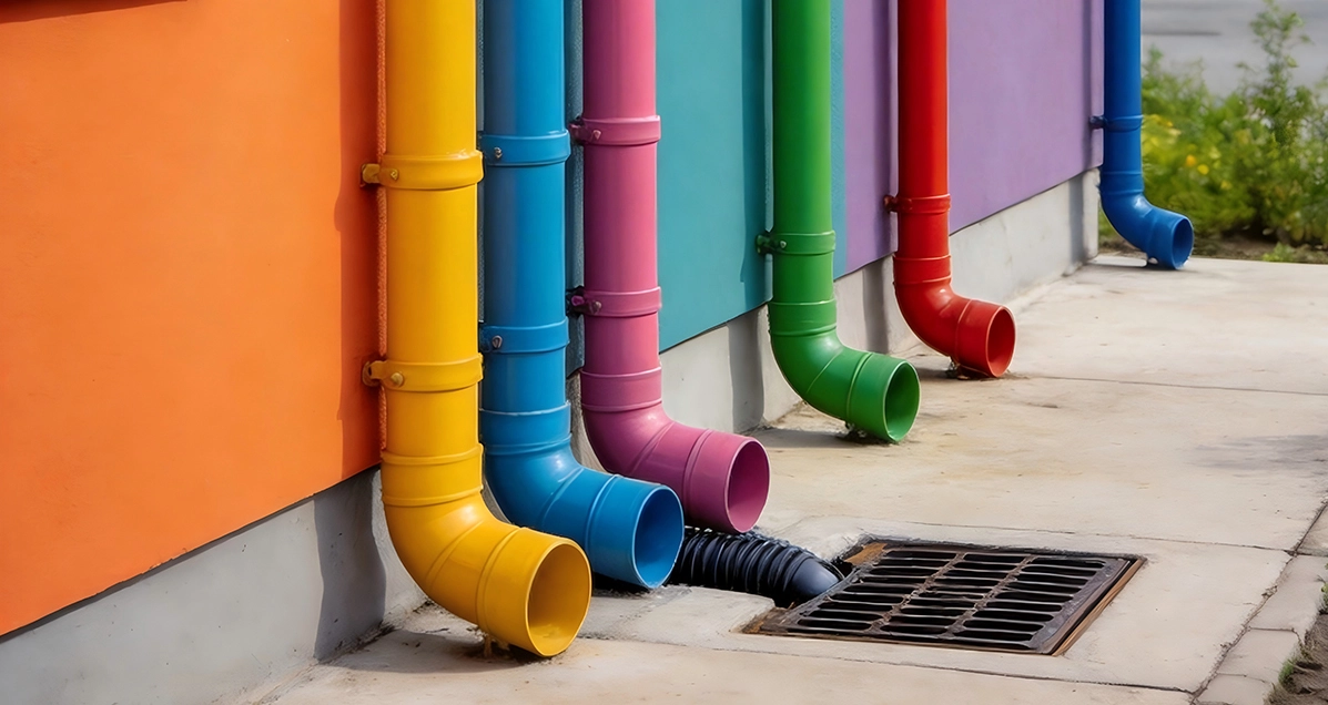 Building water supply and drainage system