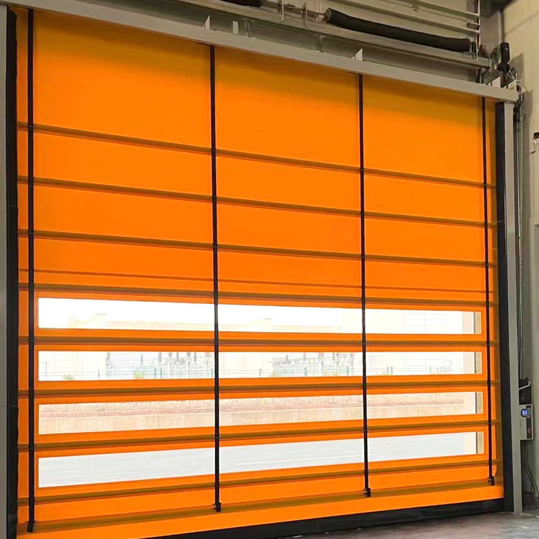 QF-4 Folding Up Pvc High Speed Door