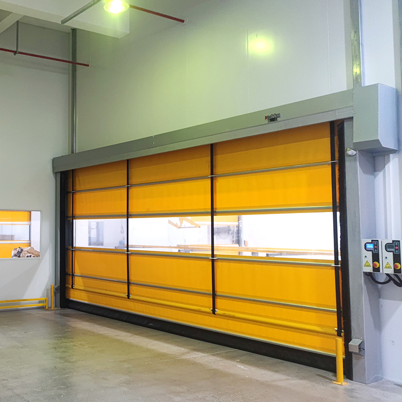 QF-4 Folding Up Pvc High Speed Door