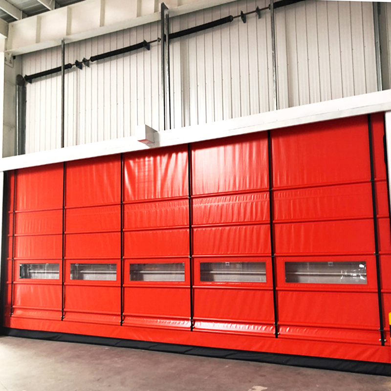 QF-4 Folding Up Pvc High Speed Door