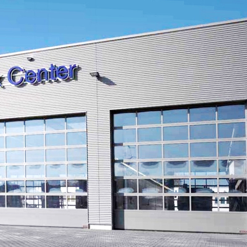 QT-10 Full View Transparent Sectional Door