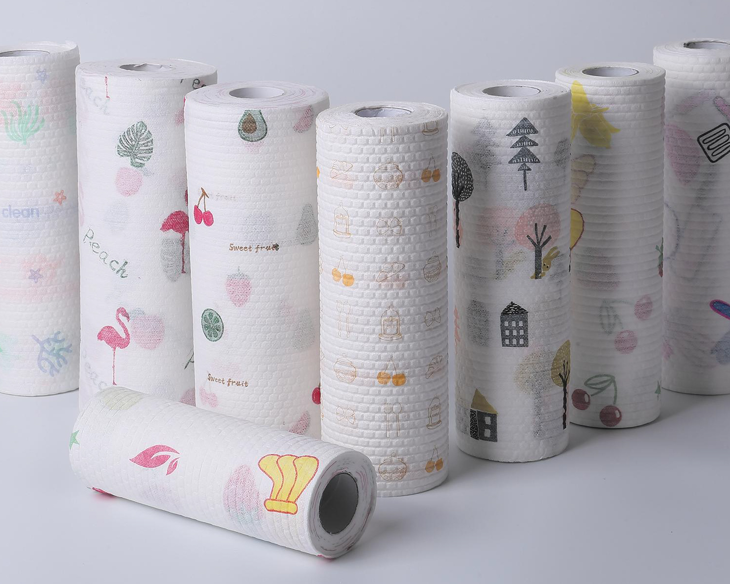 Pp Composited Wood Pulp Spunlace Nonwoven Fabric