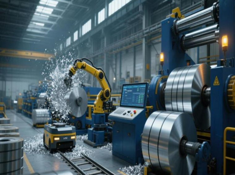 Transformer steel slitting machine