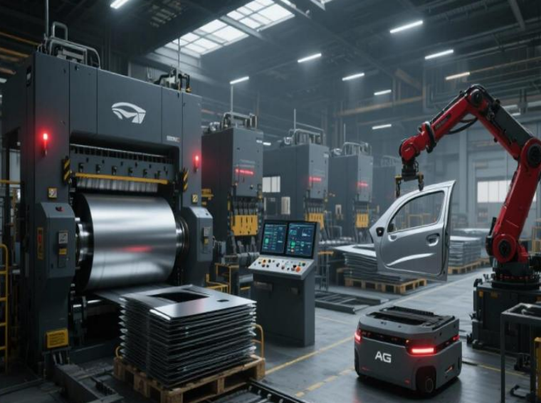 Automotive inner panel blanking system