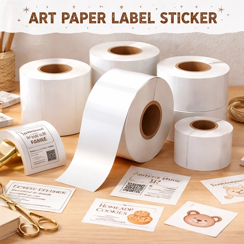 Art Paper Label Sticker