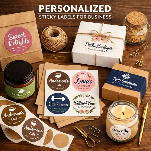 Personalised Sticky Labels For Business