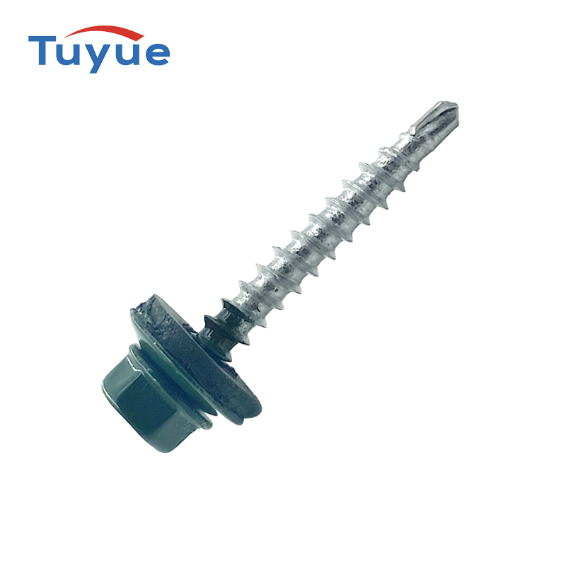Roofing Screw With EPDM Washer Painted Head