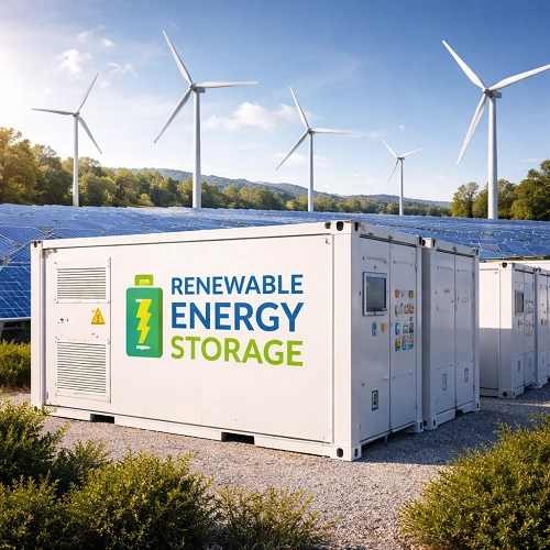 Sistema de Baterias de Armazenamento de Energia Renovável