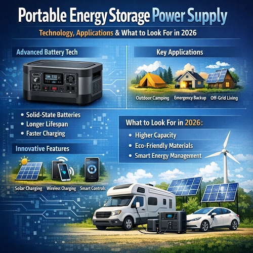 Преносимо захранване за съхранение на енергия: технологии, приложения и какво да търсите през 2026 г.