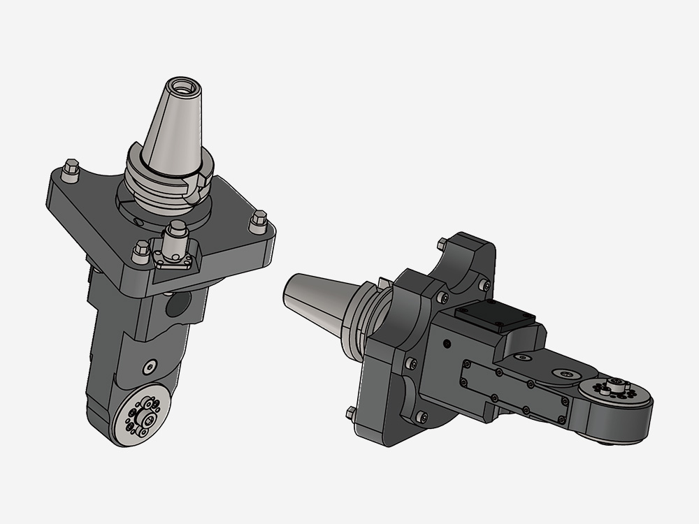 Milling angle head