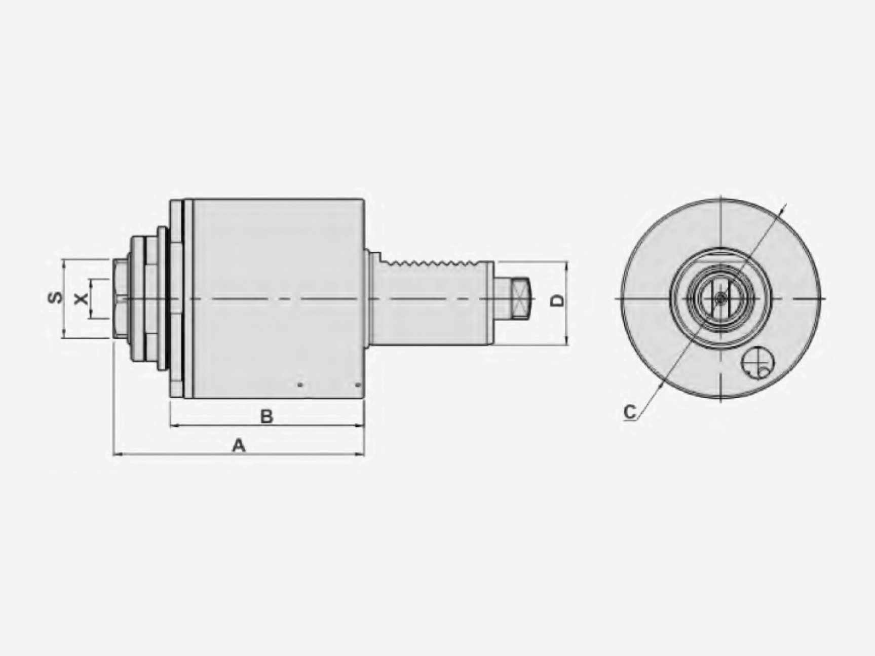AXIAL DRILLING AND MILLING HEADS