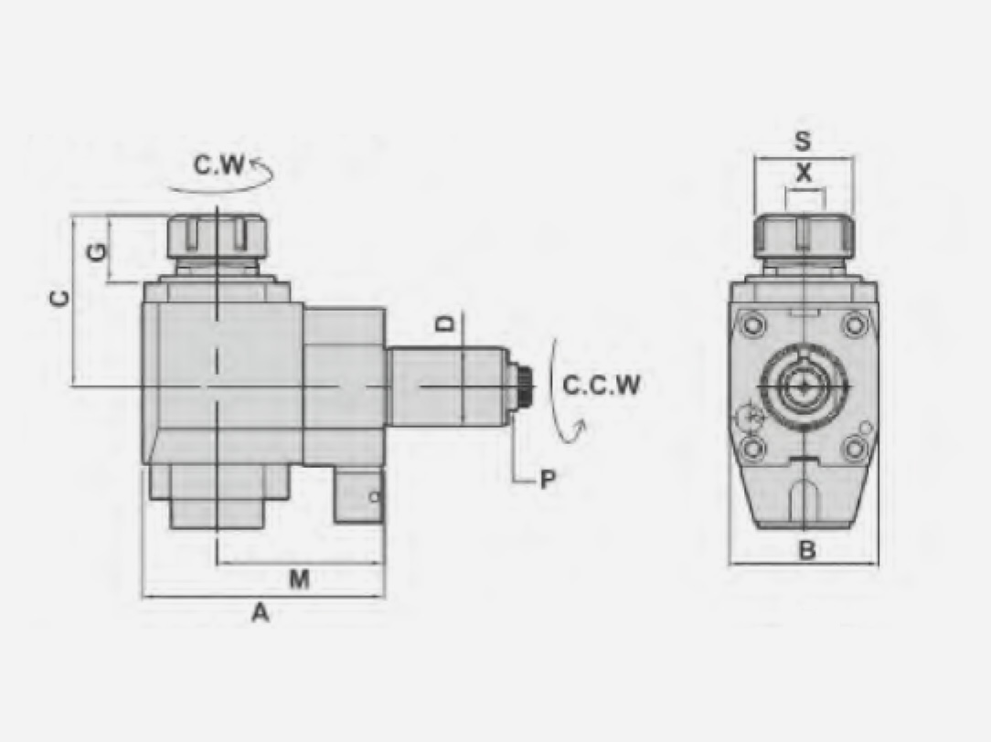 RADIAL DRILLING AND MILLING HEADS