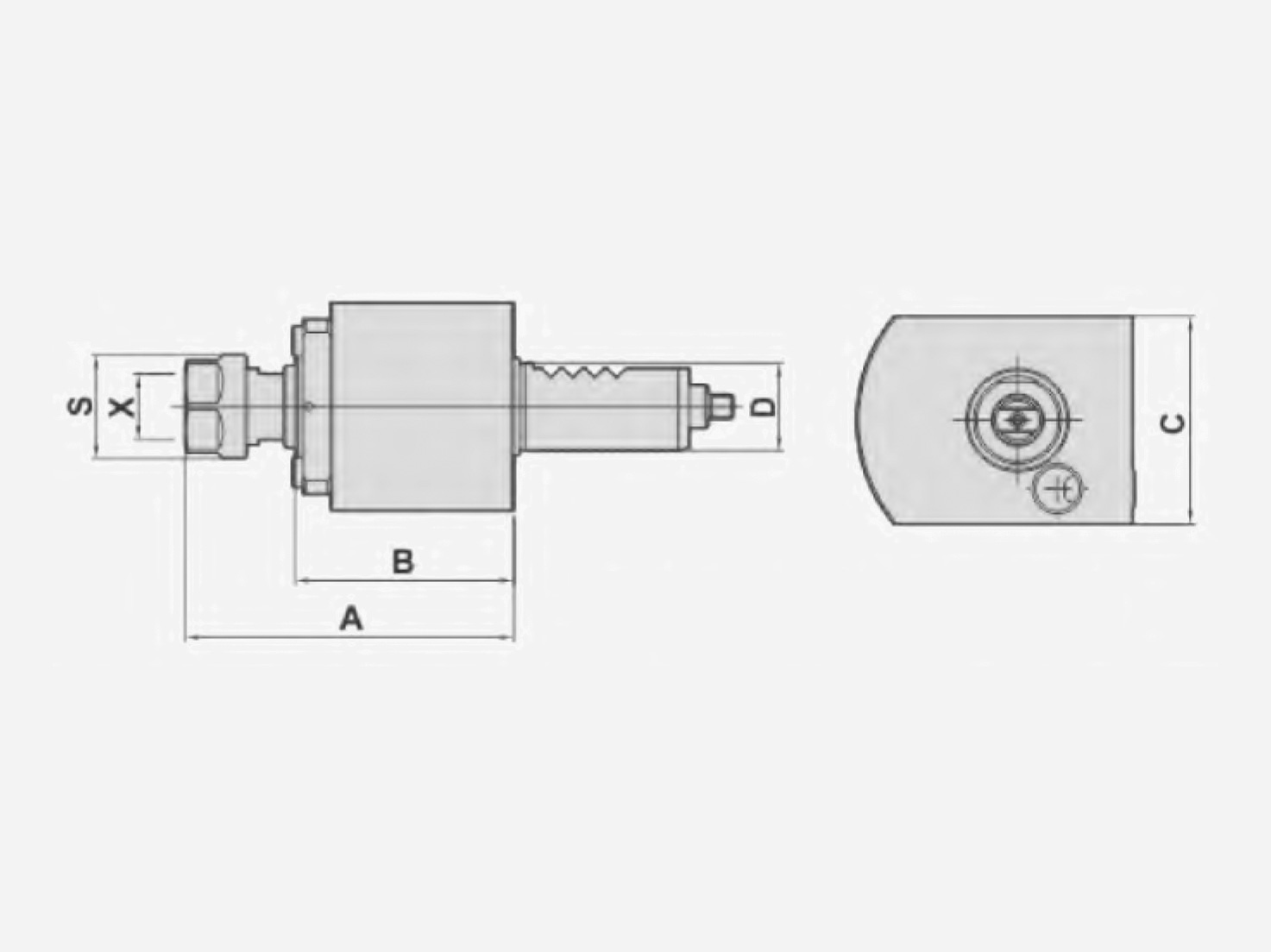 AXIAL DRILLING AND MILLING HEADS