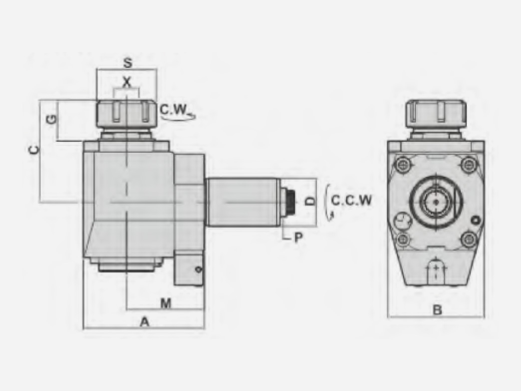 RADIAL DRILLING AND MILLING HEADS