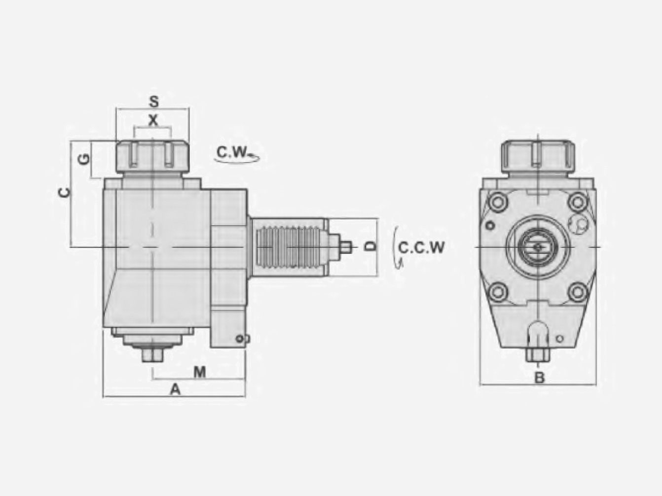 RADIAL DRILLING AND MILLING HEADS