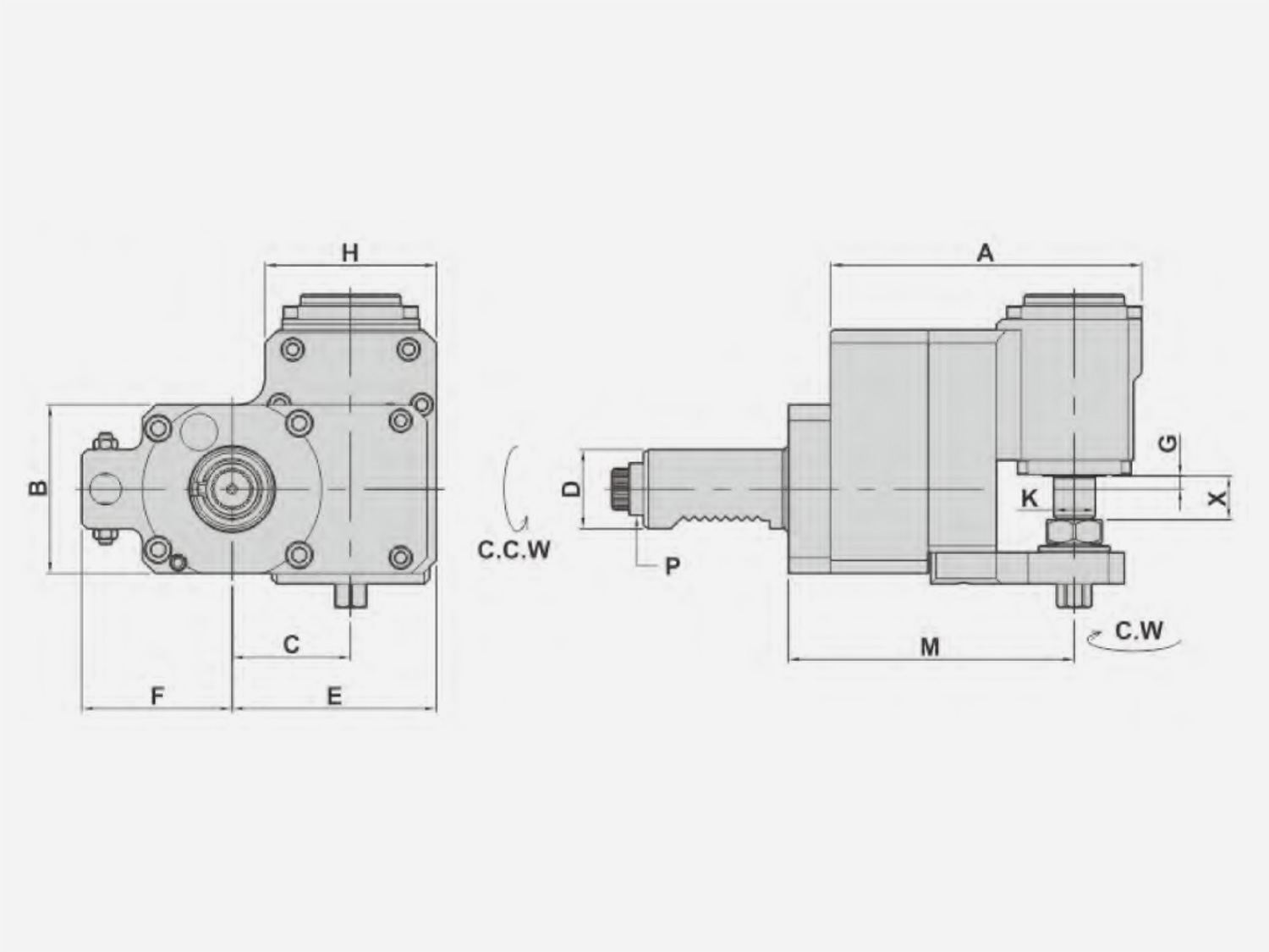 RADIAL DRILLING AND MILLING HEADS DISK CUTTER UNITS