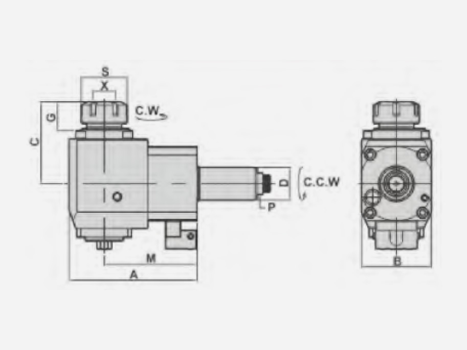 RADIAL DRILLING AND MILLING HEADS