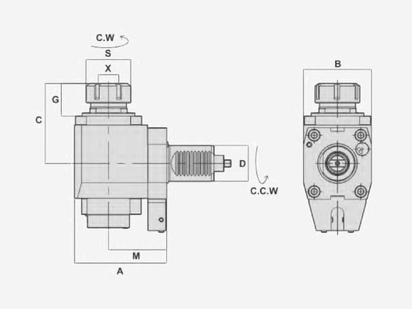 RADIAL MILLING AND DRILLING HEADS