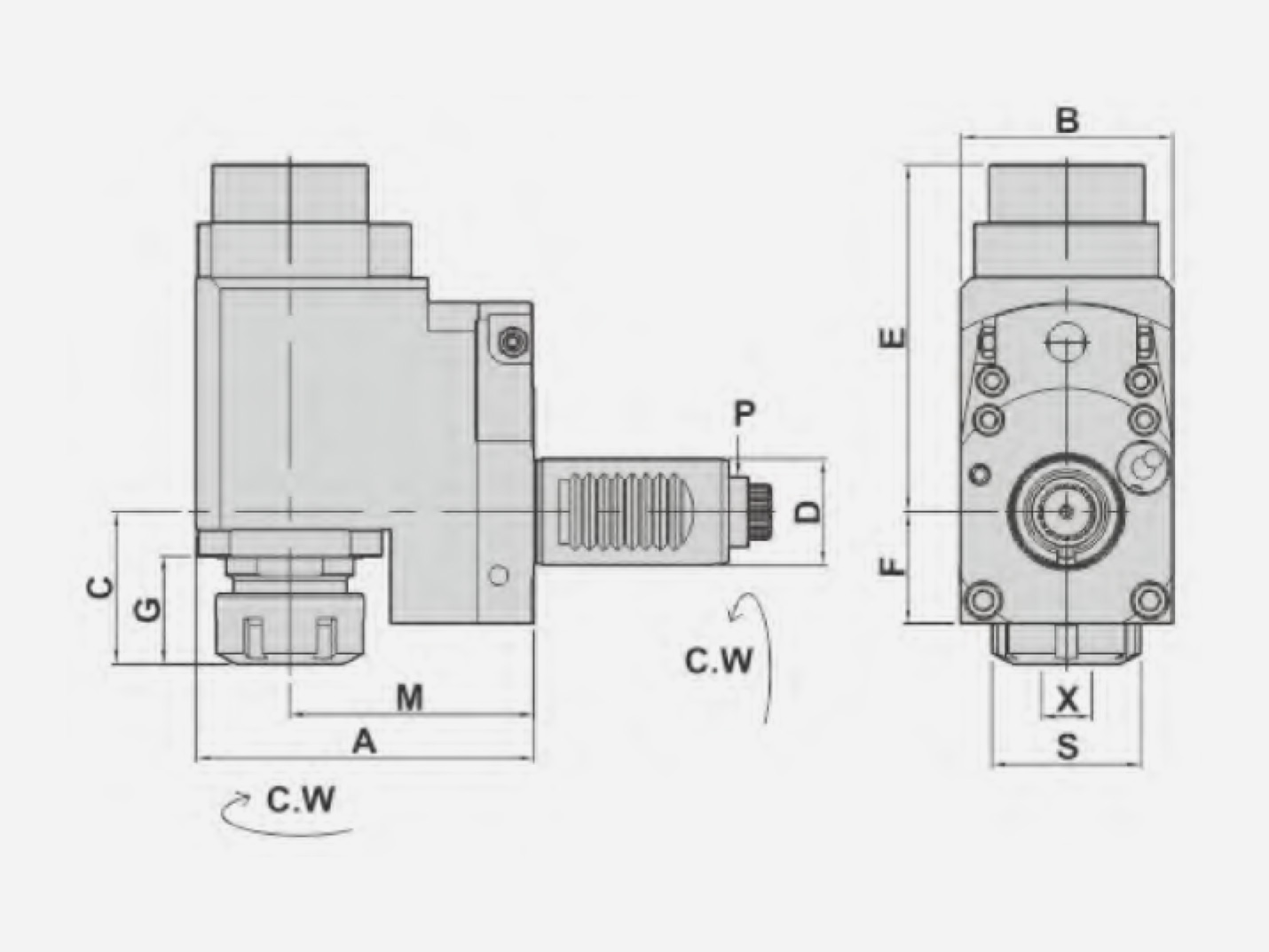 RADIAL MILLING AND DRILLING HEADS