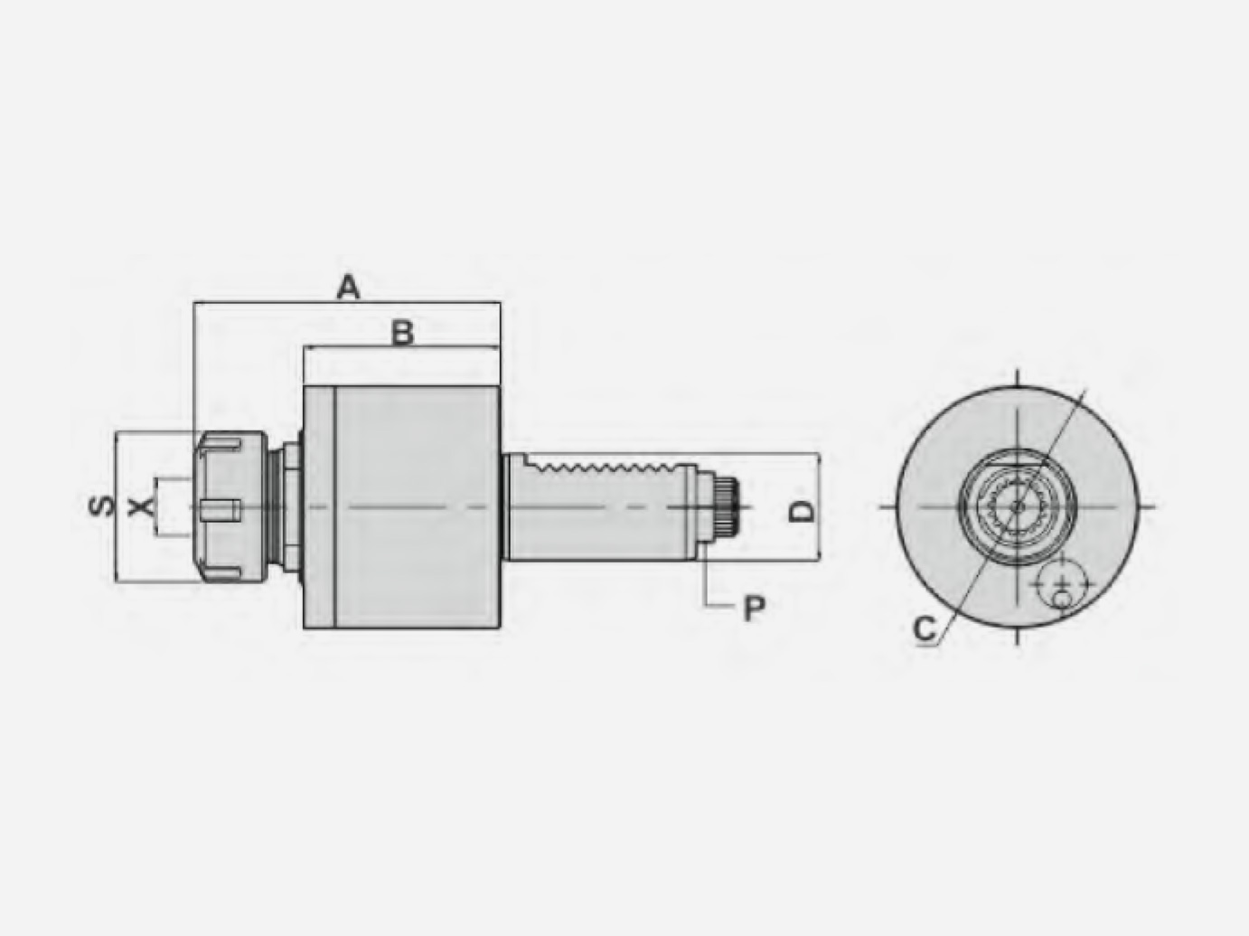 AXIAL DRILLING AND MILLING HEADS