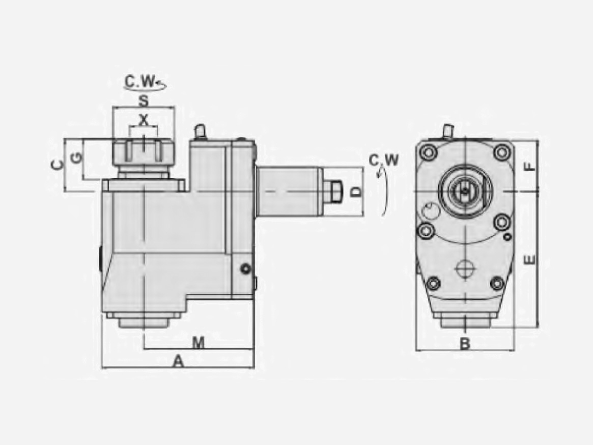 RADIAL TAPPING HEADS