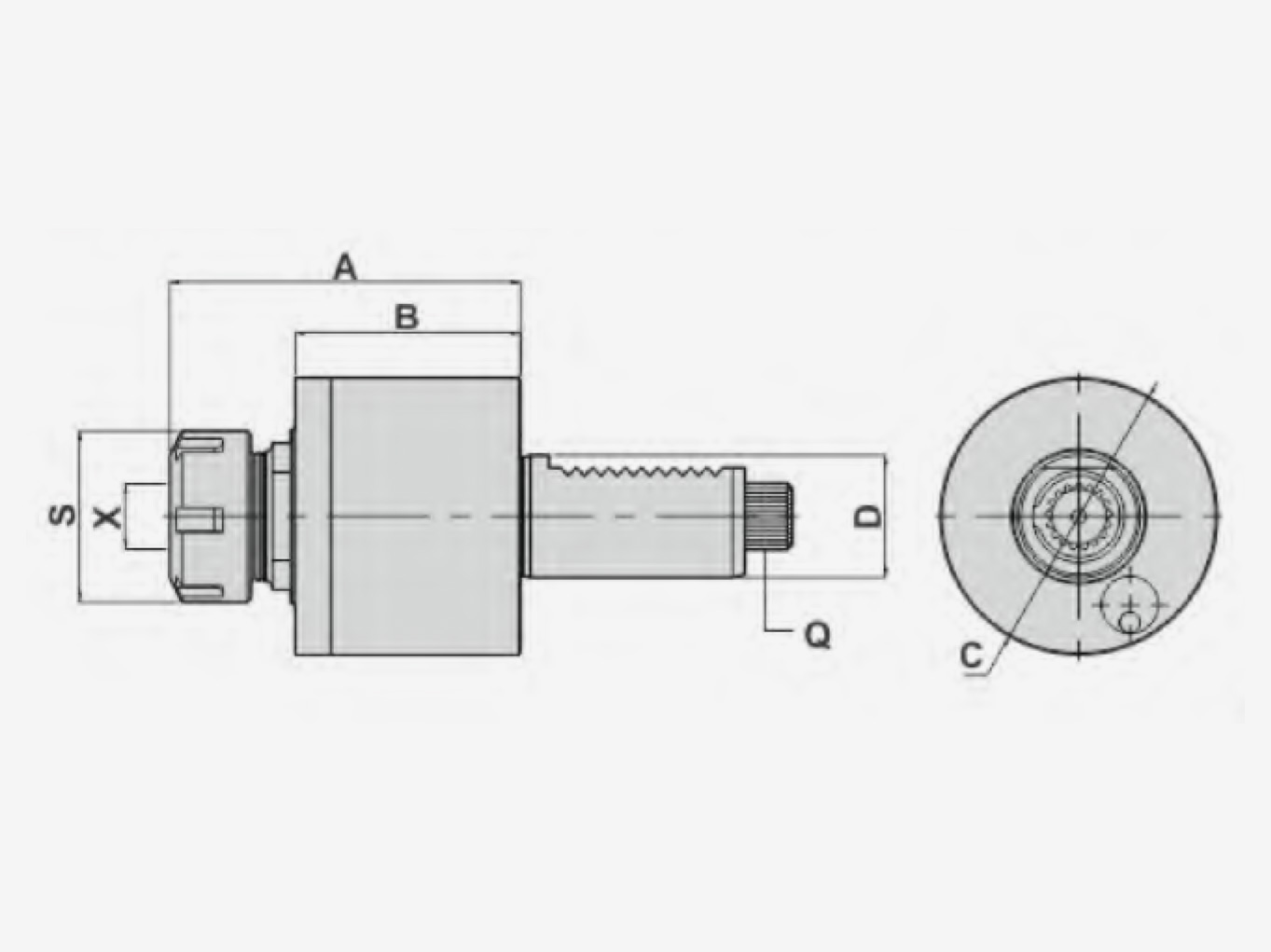 AXIAL TAPPING HEADS