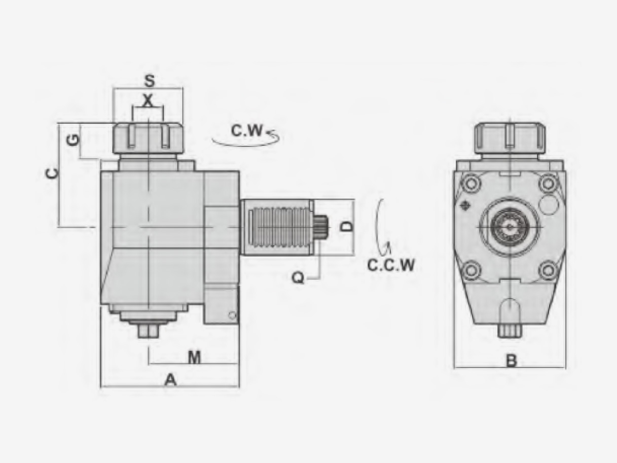 RADIAL DRILLING AND MILLING HEADS