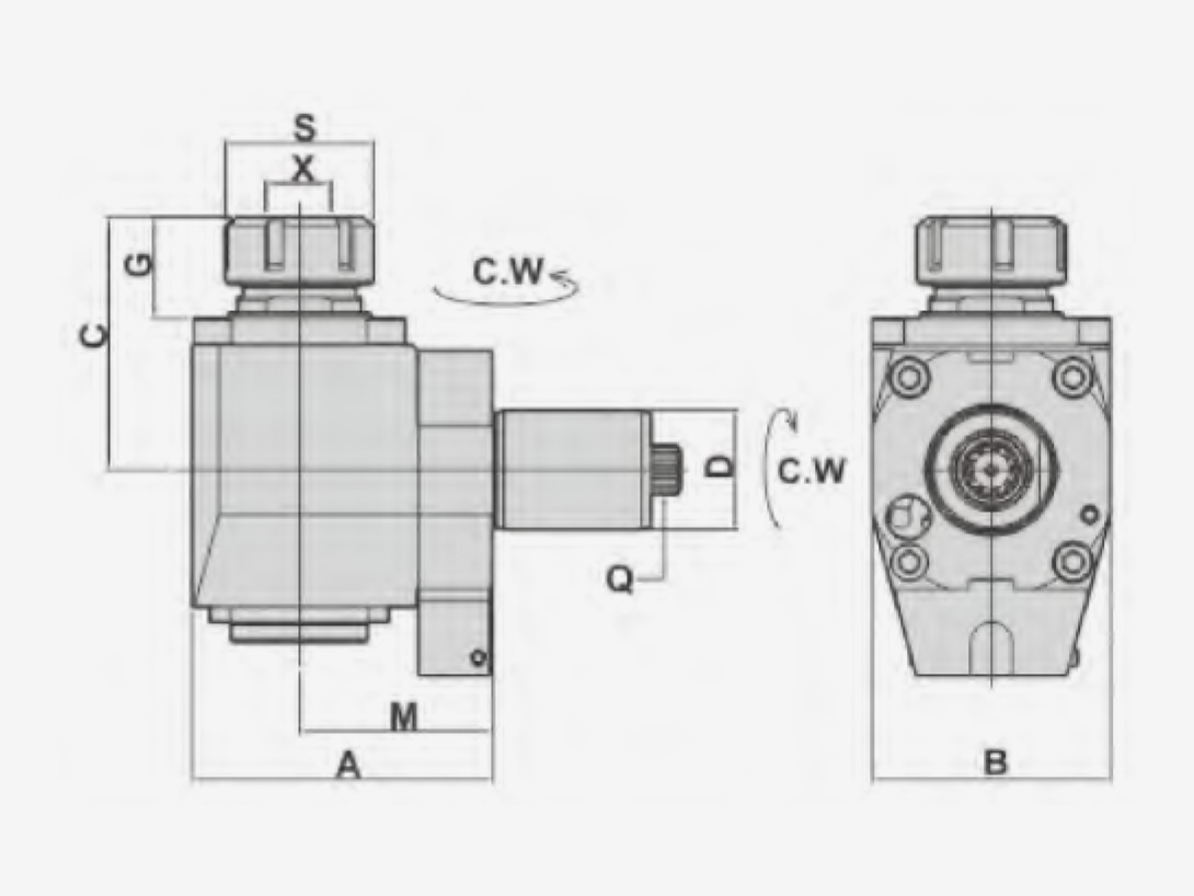RADIAL TAPPING HEADS