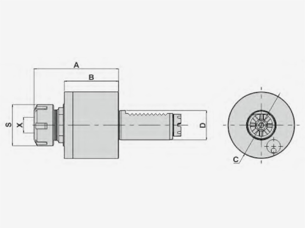 AXIAL TAPPING HEADS