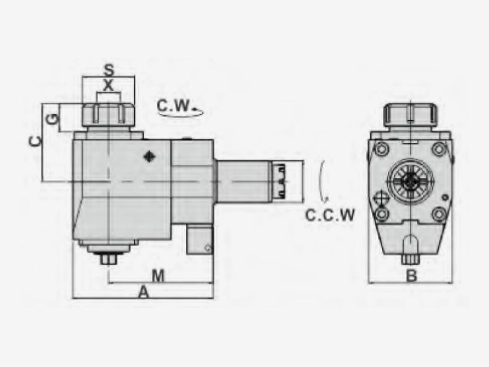 RADIAL TAPPING HEADS